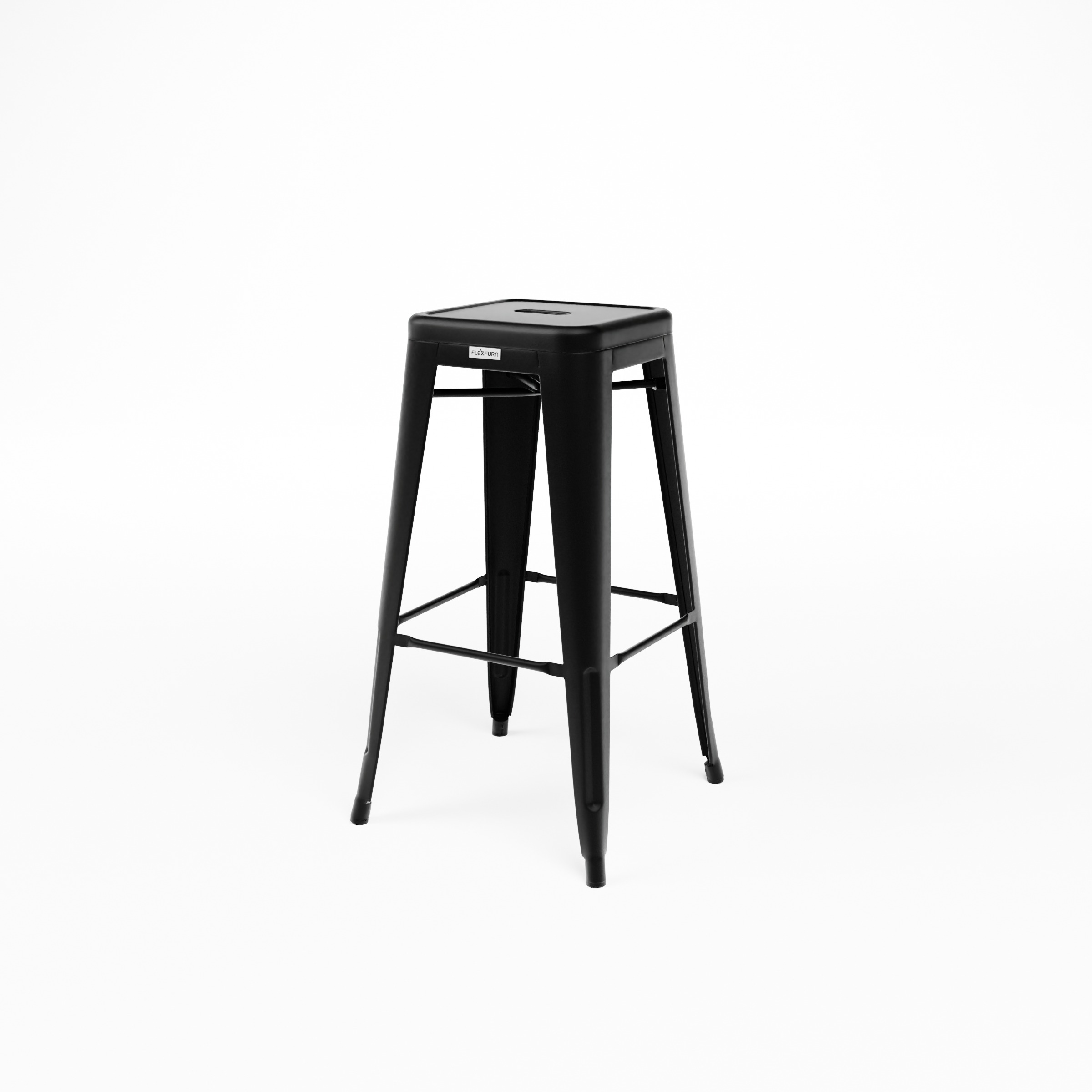TOLIX_BARSTOOL_SCHWARZ_Niedrige Ansicht