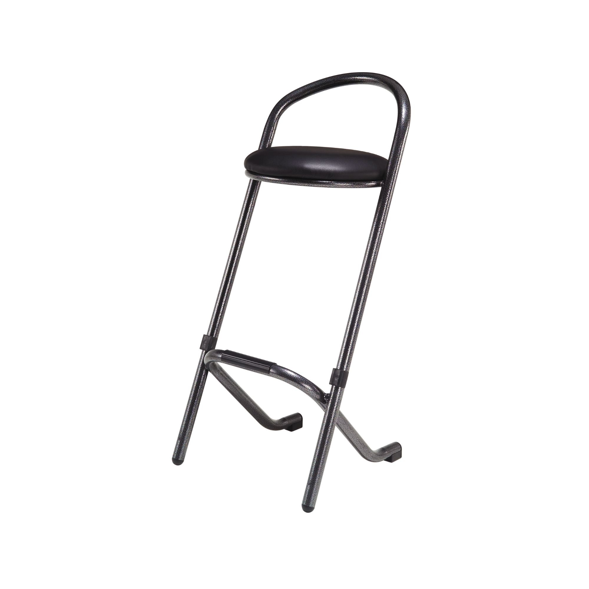 Ensor Barstoel Hammerscale - faux leather black