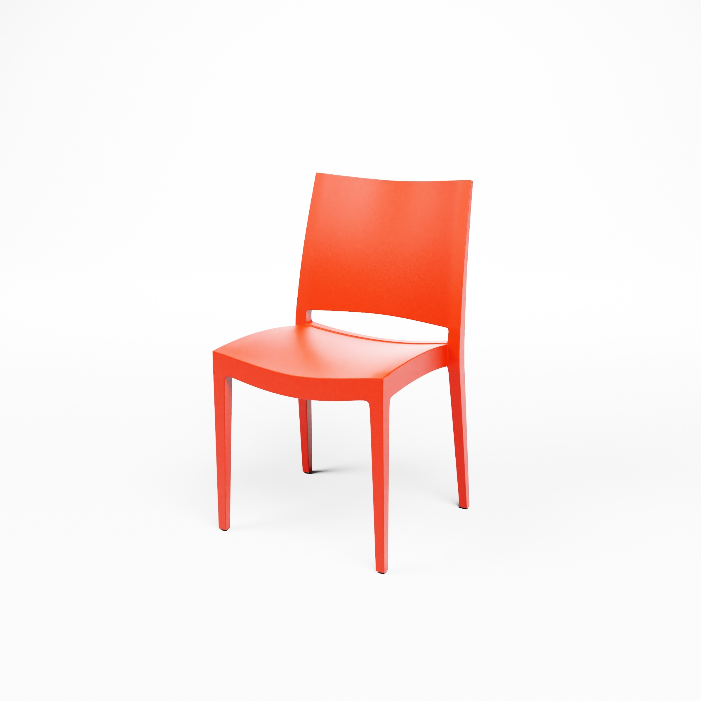 JADE CHAIR_Orange_Low view