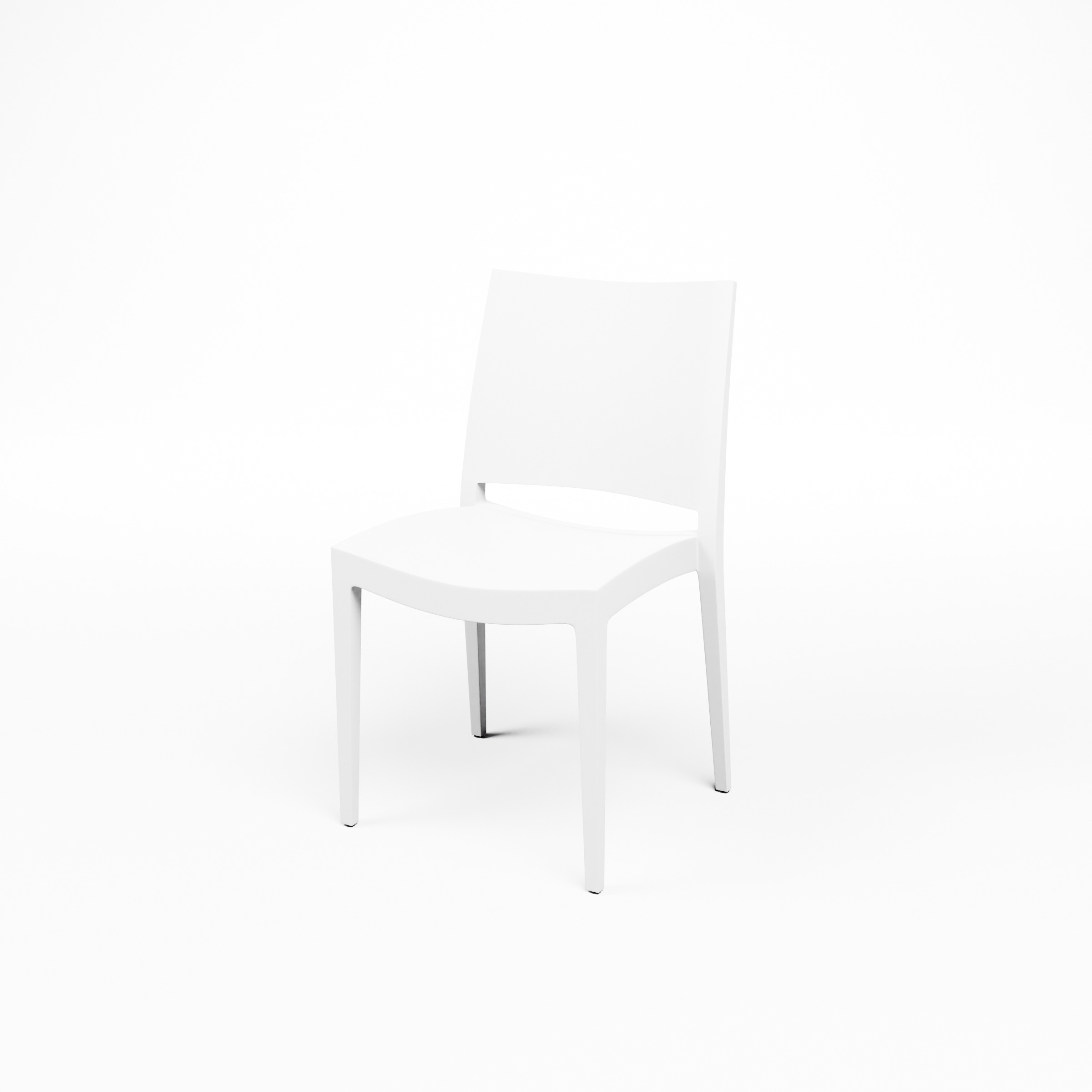 JADE CHAIR_White_Low view