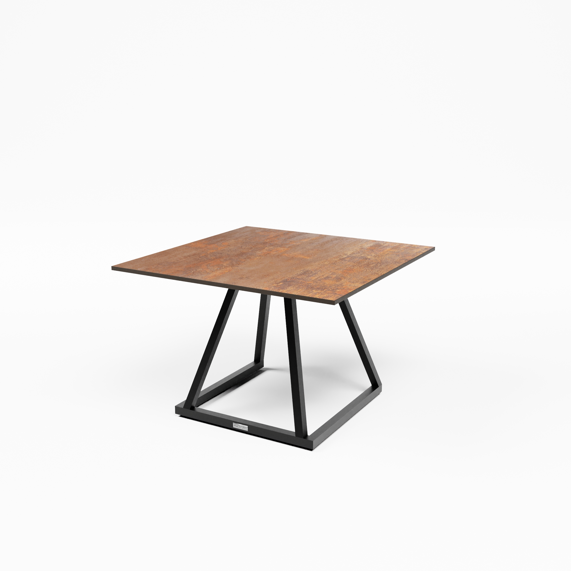 LINEA LOUNGE_SCHWARZ_70x70_LHC12.RUS (Rest)_Niedrige Ansicht