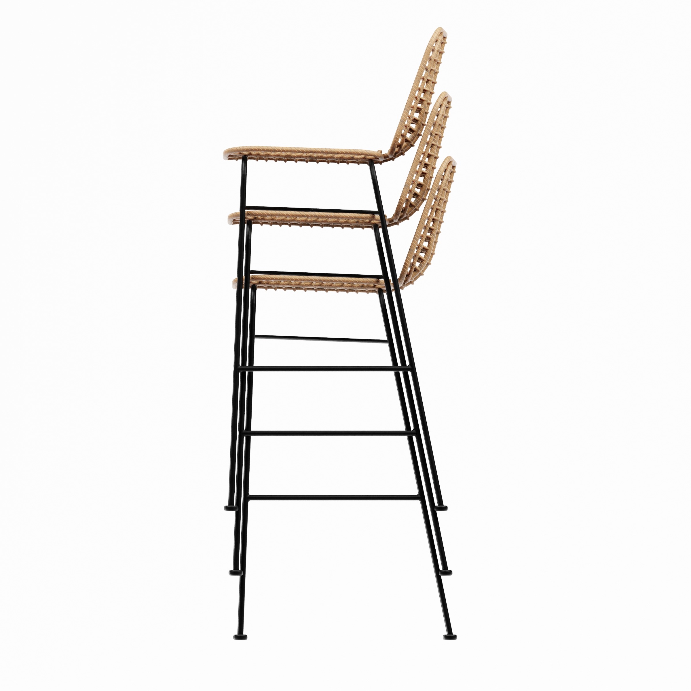 PALM_BARSTOOL_Black_Beige_Stack 3