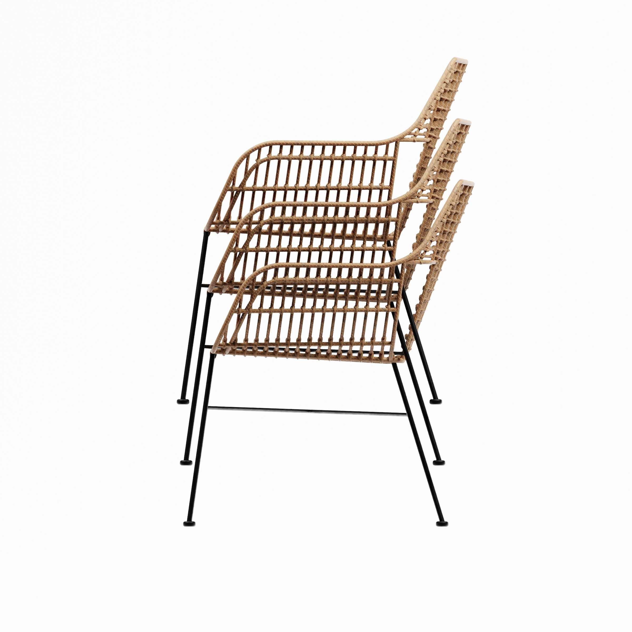 PALM_BENCH_Black_Beige_Stack 3