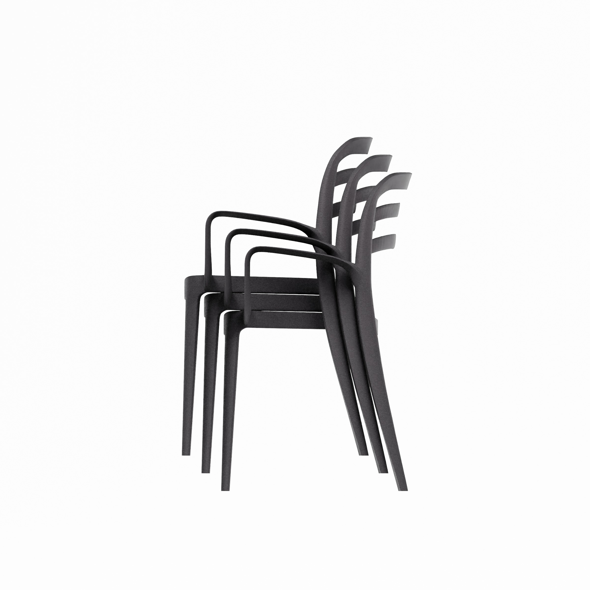 SORRENTO CHAIR_Anthracite_Stack 3