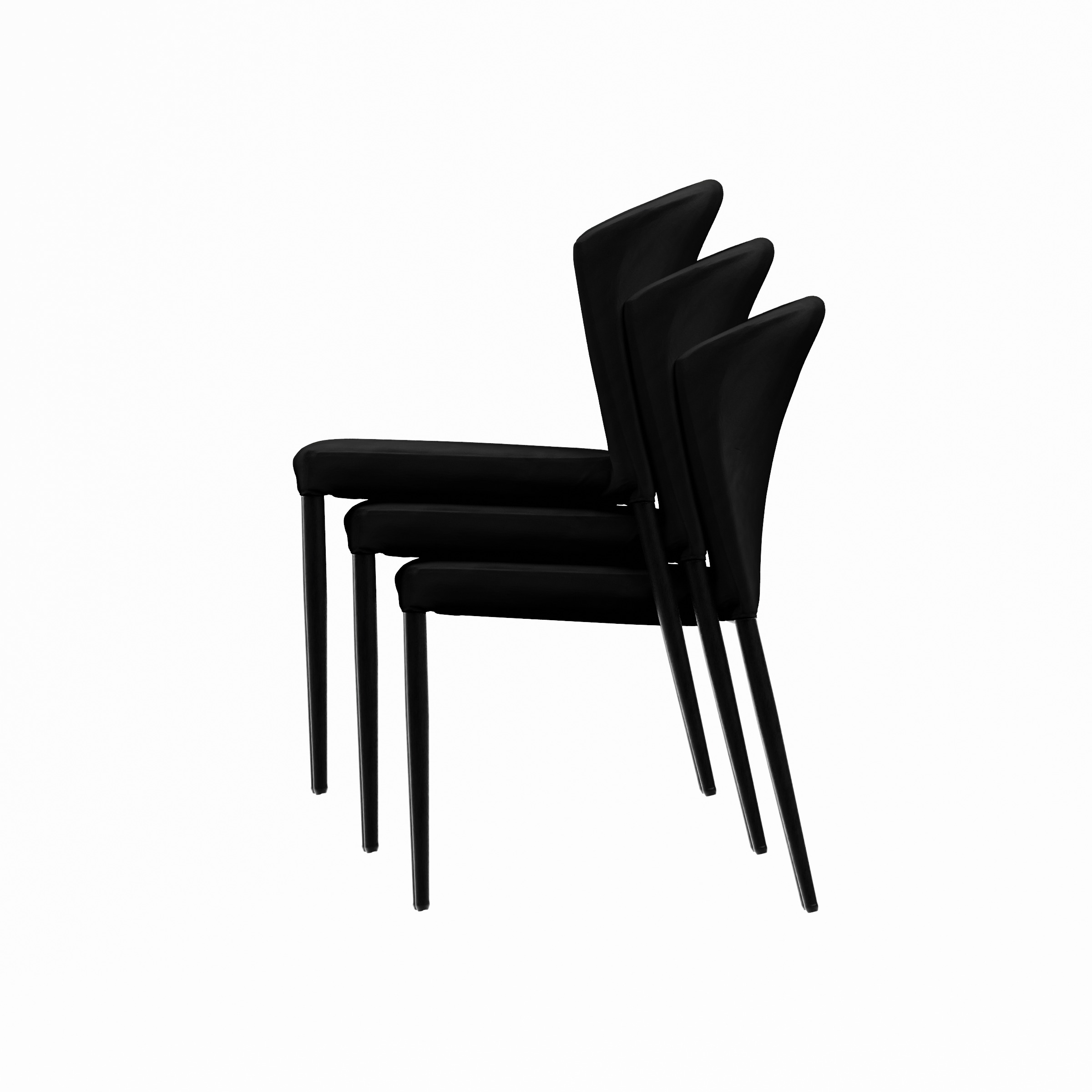 CHAISE VENETO_Noir_Stack 3