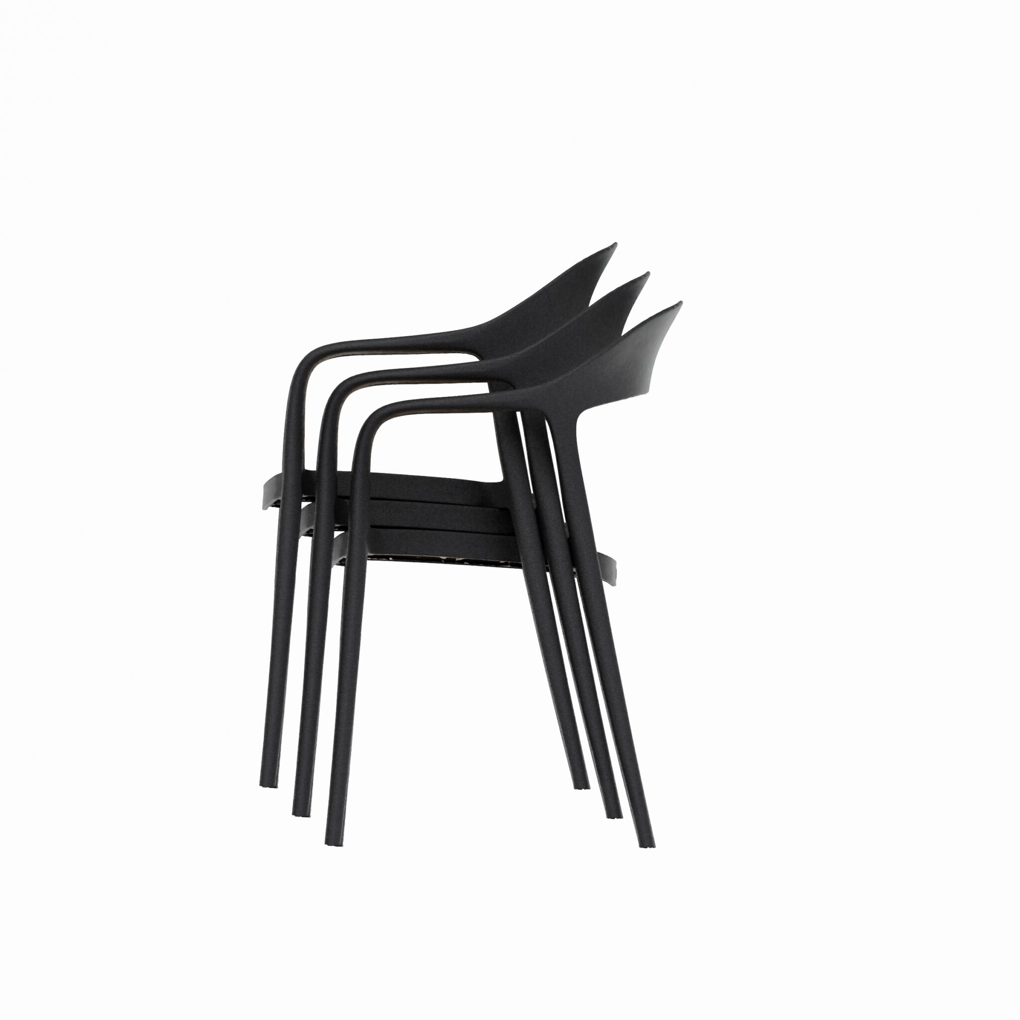 Lot de 4 chaises de Jardin ou Terrasse Vertes en Résine Polypropylène - Jardin Lot de 4 chaises de Jardin ou Terrasse Vertes en Résine Polypropylène - Jardin