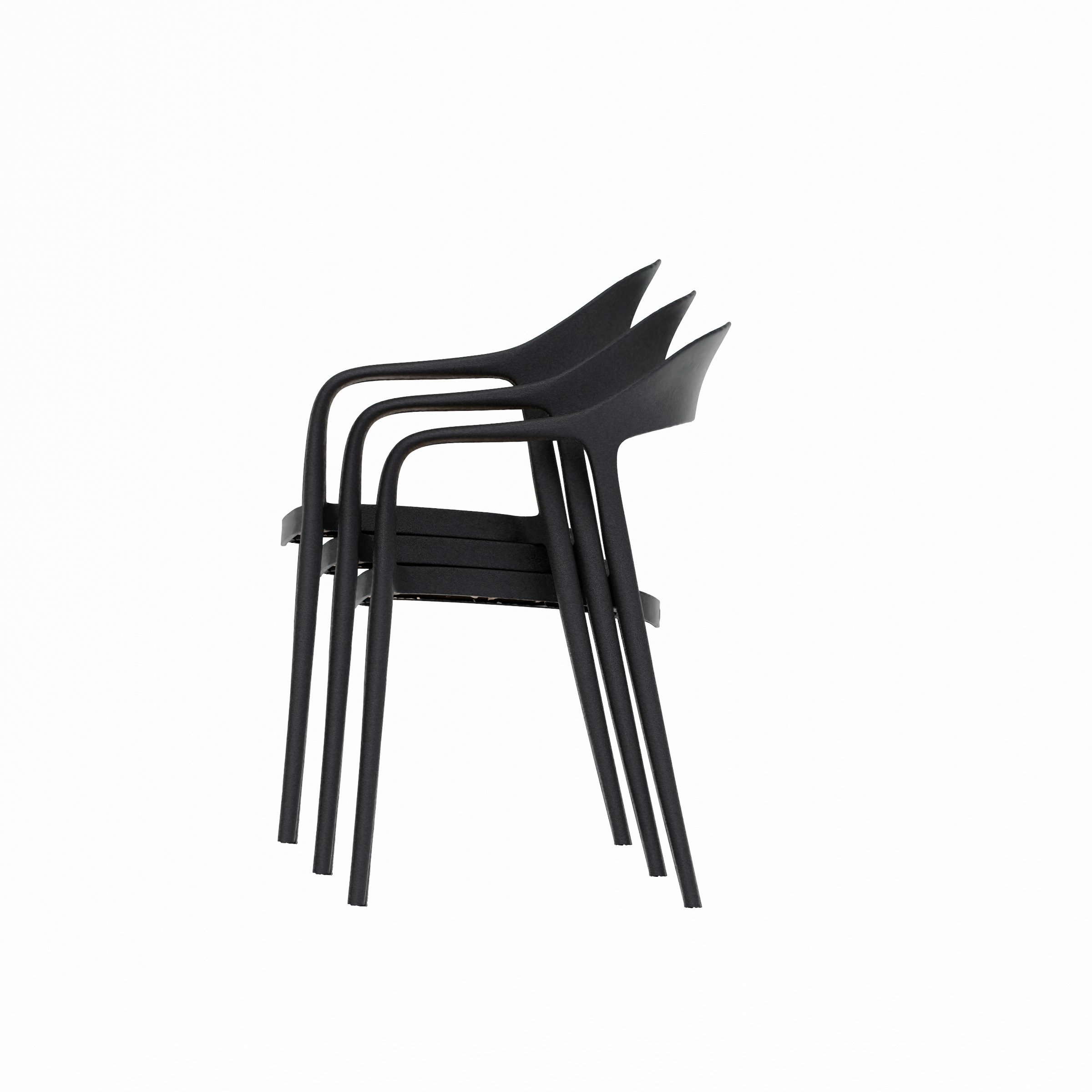 CHAISE WAVE_Noir_Stack 3