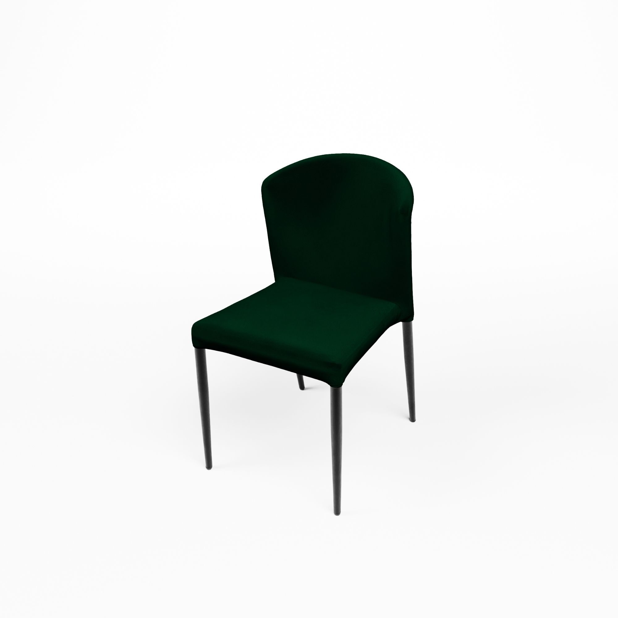 Veneto Stack Chair - Velvet Green