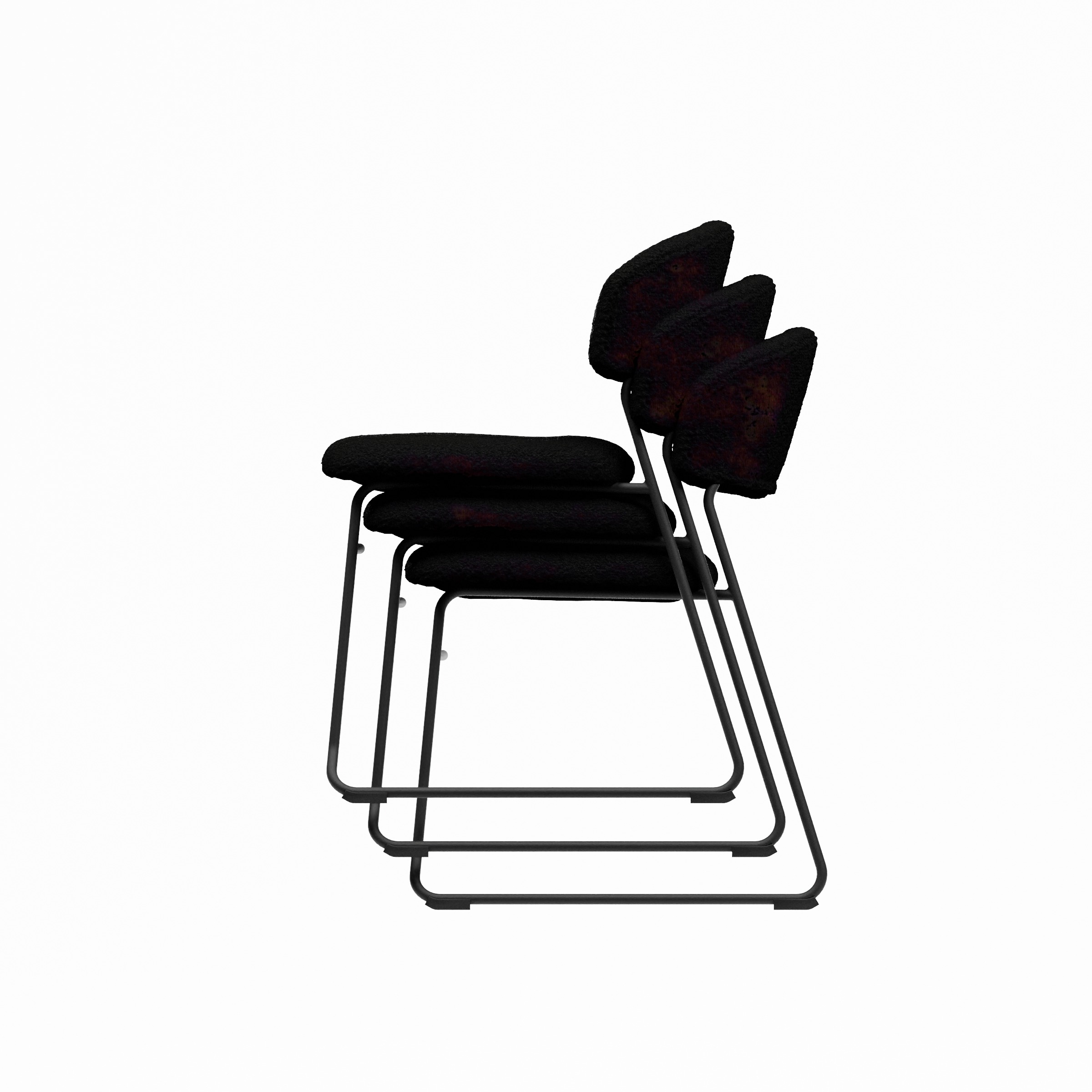 TEDDY CHAIR_BLACK_Stack 3