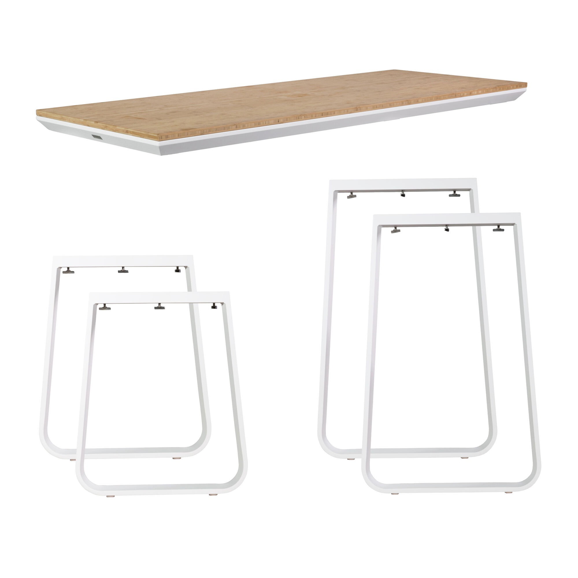 Salt Set White - Bamboo Salt Set White - Bamboo