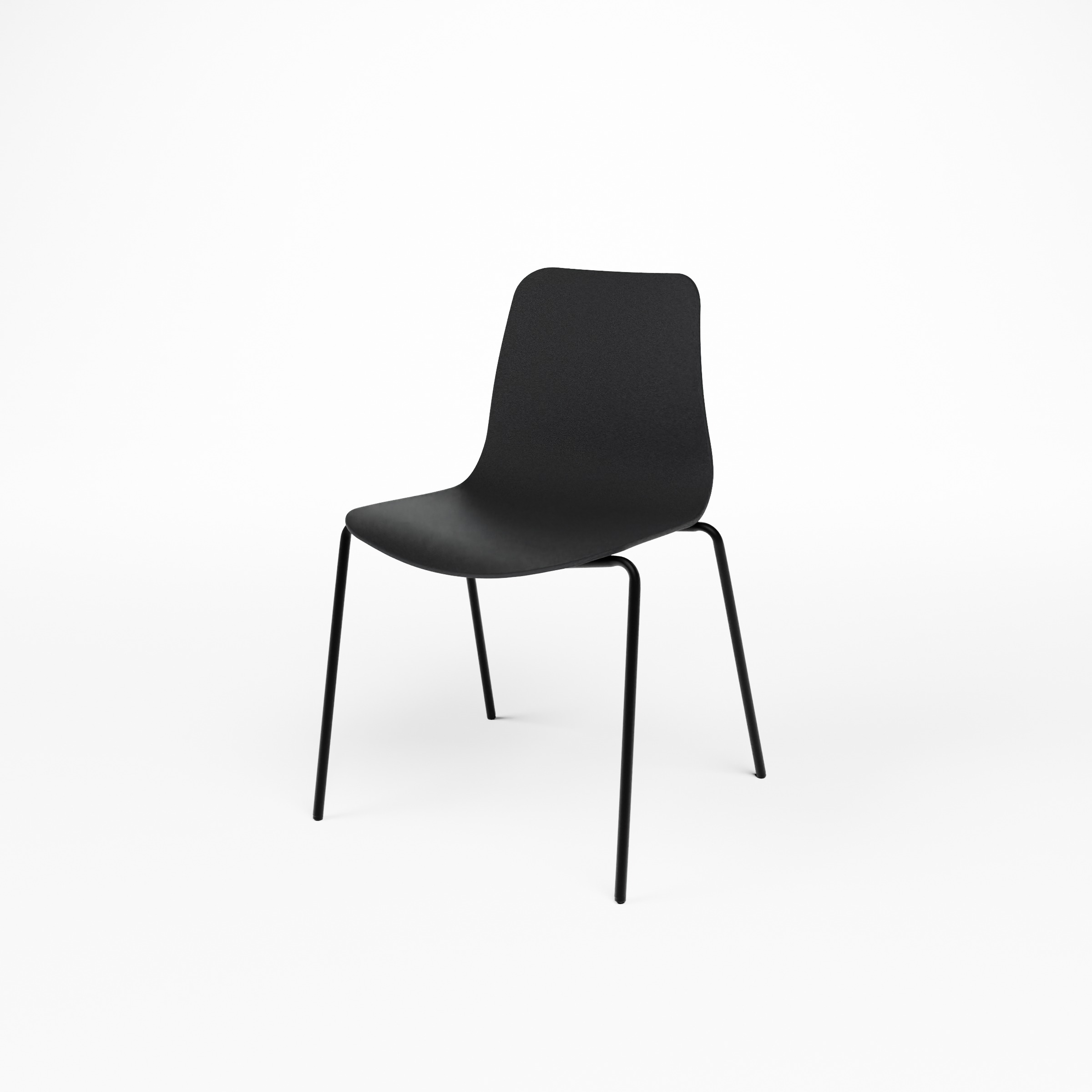 CURVO_CHAIR_BLACK_Low view