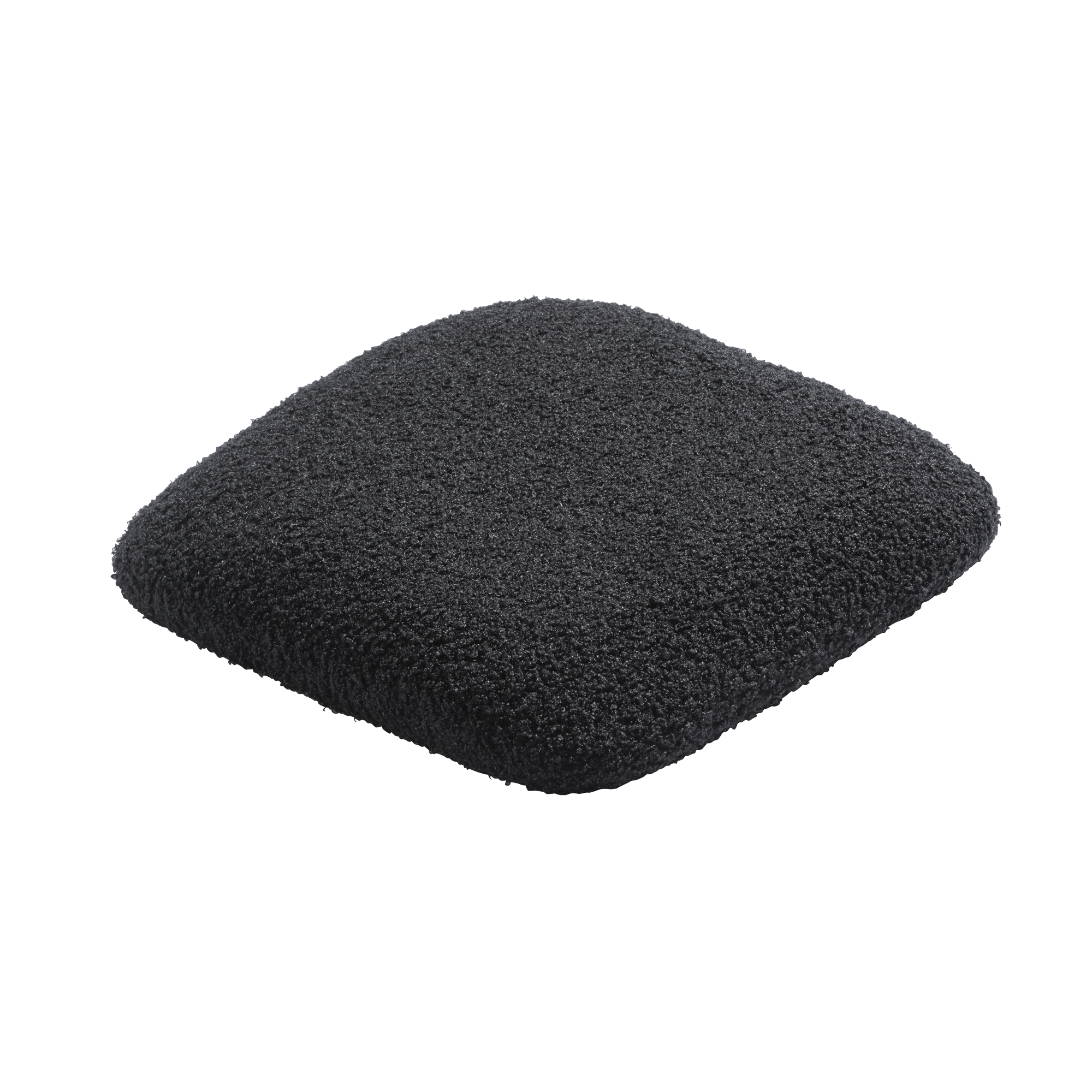 Tolix Style Bar Stool Cushion - Teddy Black