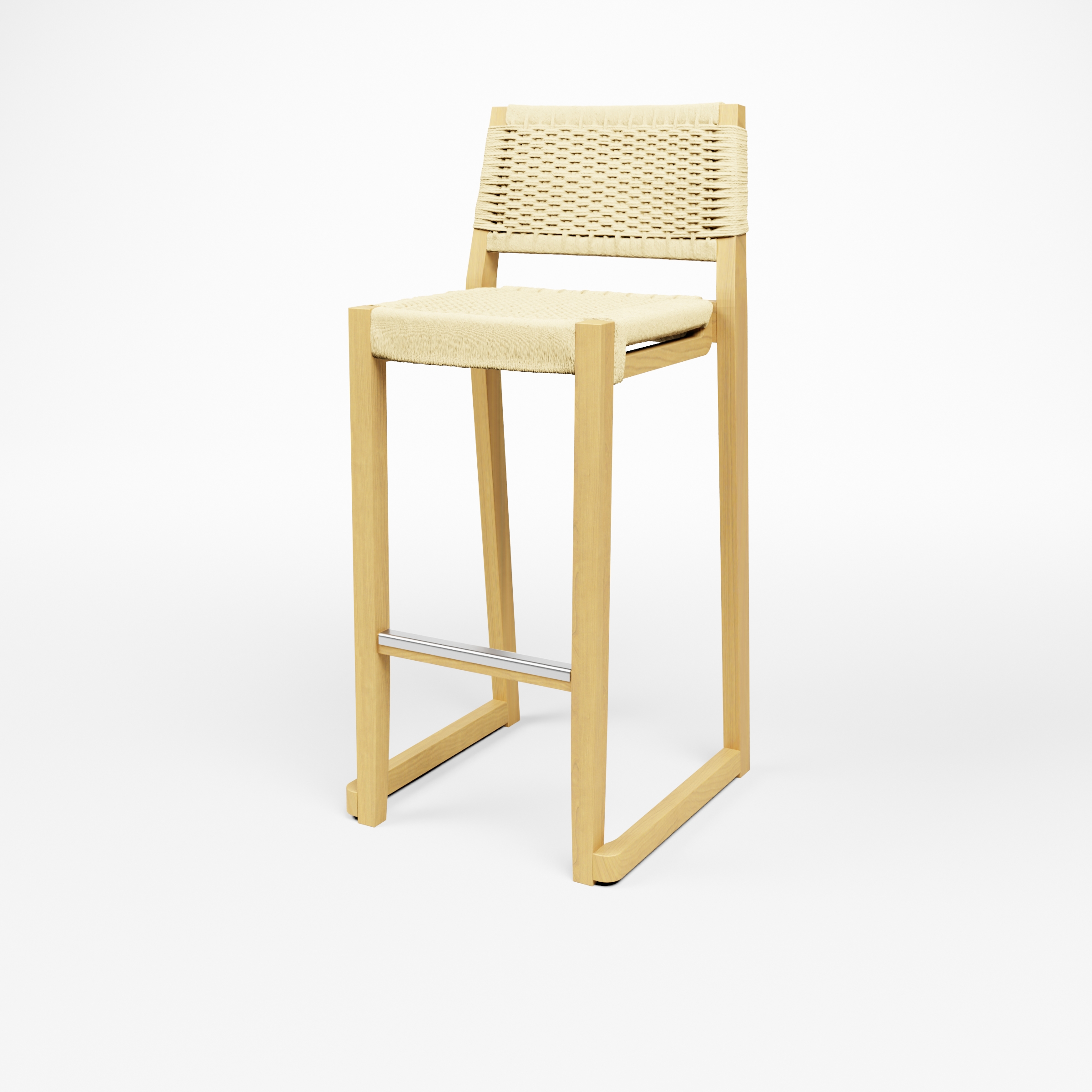 MUNDI Barstool_NATURAL_FOOTREST_Low view
