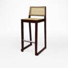 MUNDI Barstool_WALNUT_FOOTREST_Low view