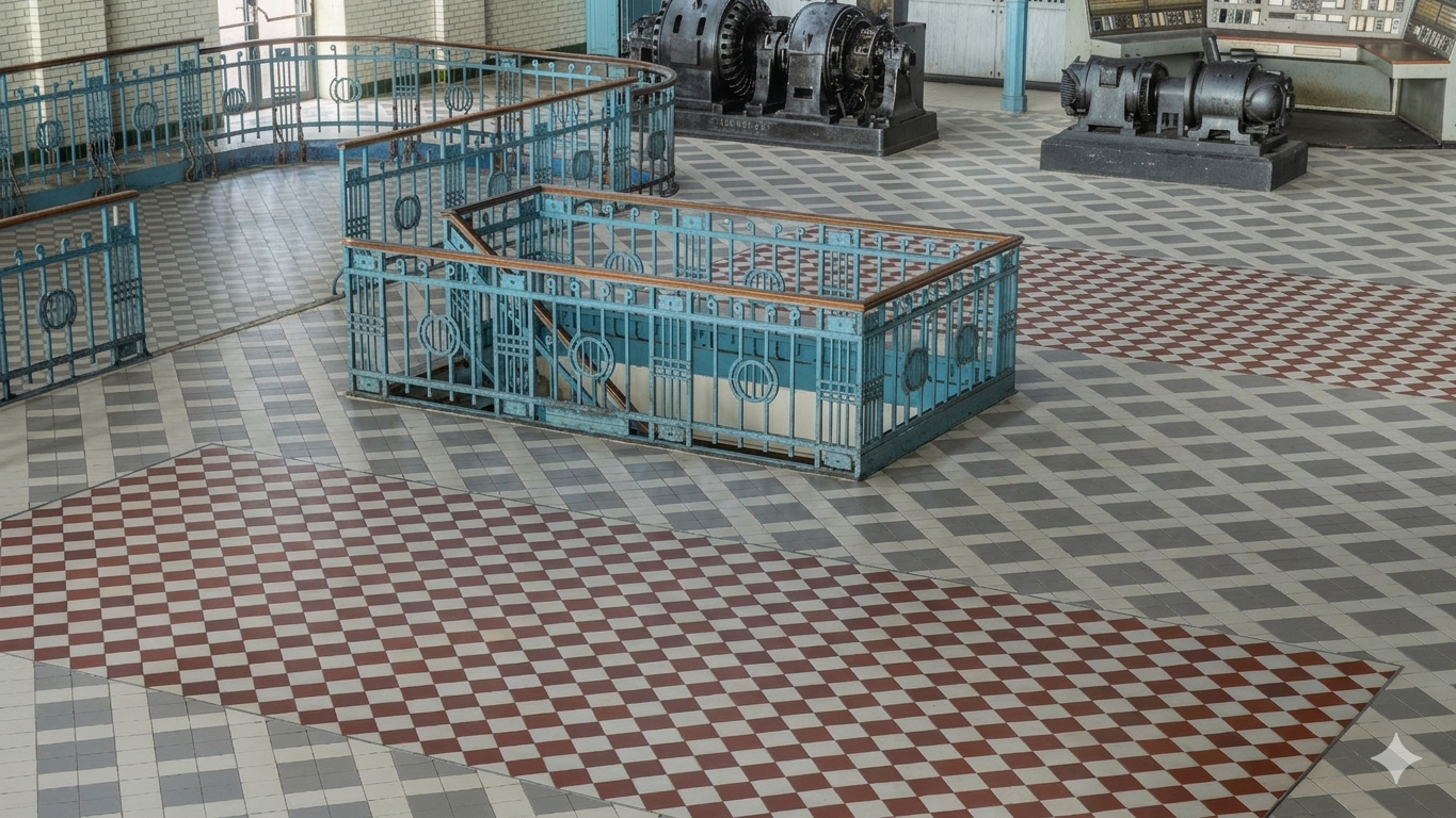 Lege eventruimte in C-mine zonder meubilair.