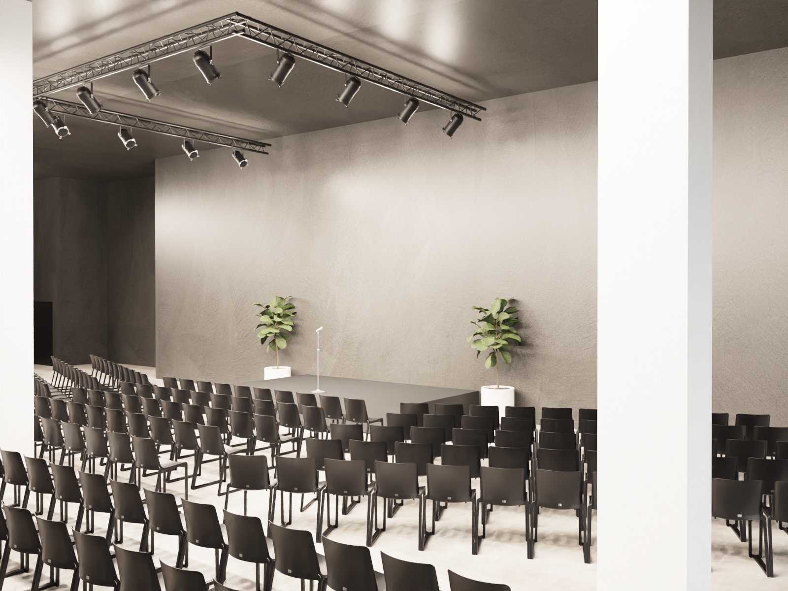 Congresruimte gevuld met Kasar stoelen